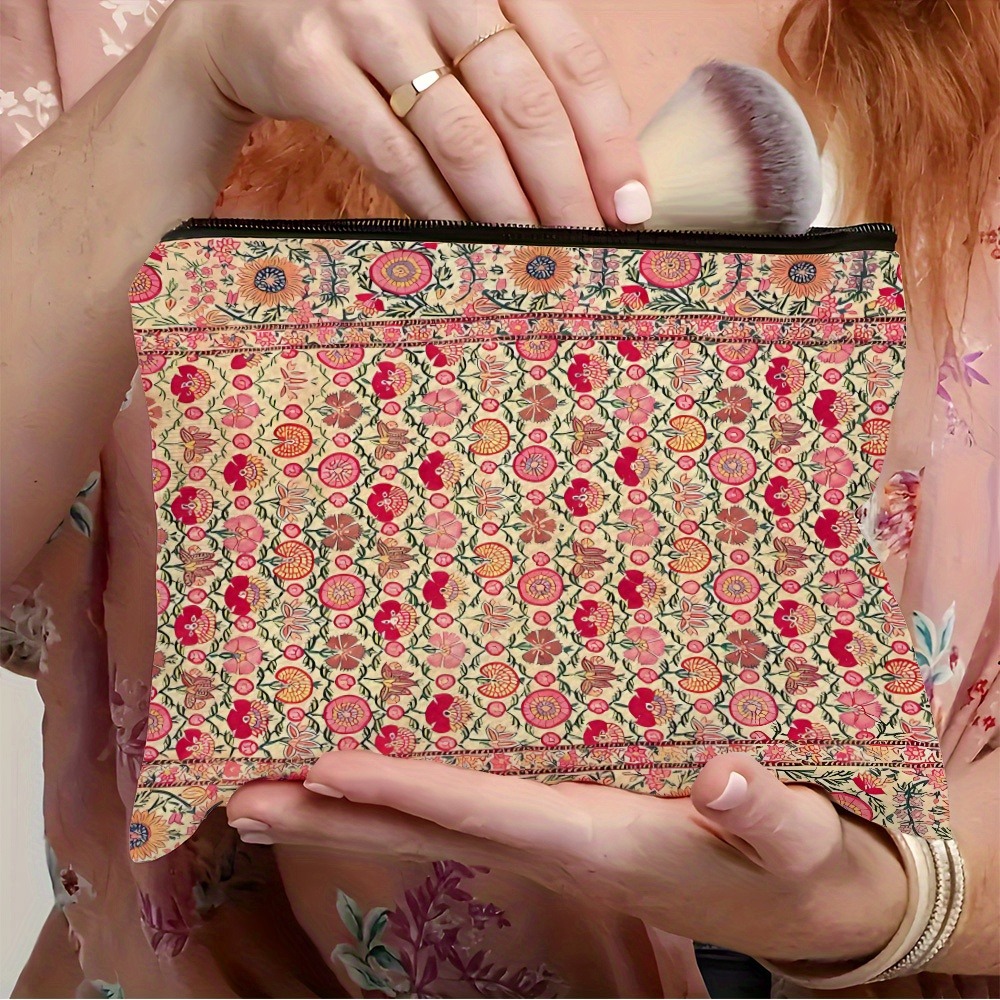 Travel Accessories India - Vintage Bohemian Makeup Bag India Embroidered