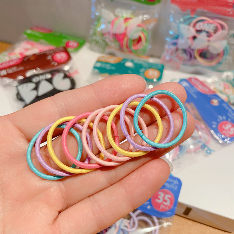 Travel Accessories Baby - Hair Ties Kids Soft Elastic Rubber