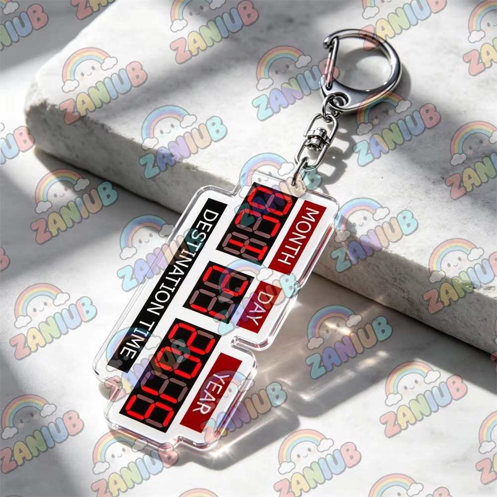 Retro Time Travel Delorean Flu - огляд і ціна Travel Accessories Jewelry