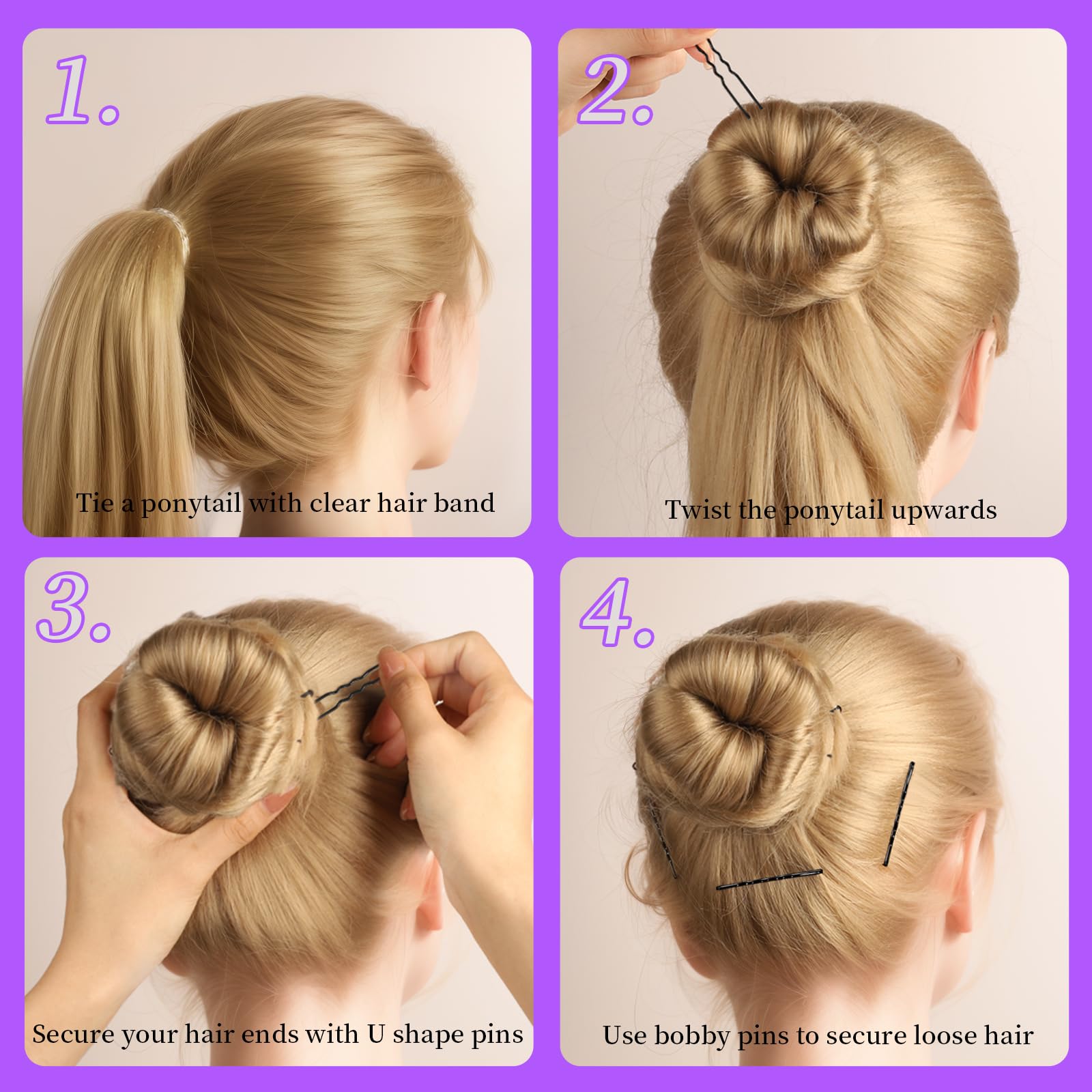 Hair Clip Set 4 Pcs/6 Pcs Natu - огляд і ціна Travel Accessories Baby